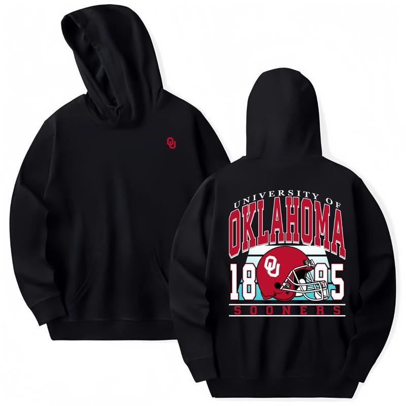[BIG DEAL]Vintage Oklahoma Sooners Football 2 Side Hoodie & Sweatshirt, Unisex Hoodie & Sweatshirt, Vintage Hoodie & Sweatshirt