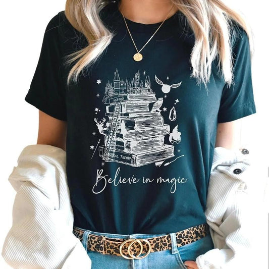 2024 Harry Potter-Inspired Wizard School Shirt  Unisex Shirt Casual Comfort