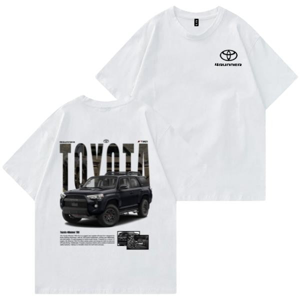 Toyotaa 4Runner TRD T-shirt, Hoodie, Sweater, Car Enthusiast Shirt, Car Clothing, Unisex, Vintage car shirt Classic Cotton Menswear Top Embroidered