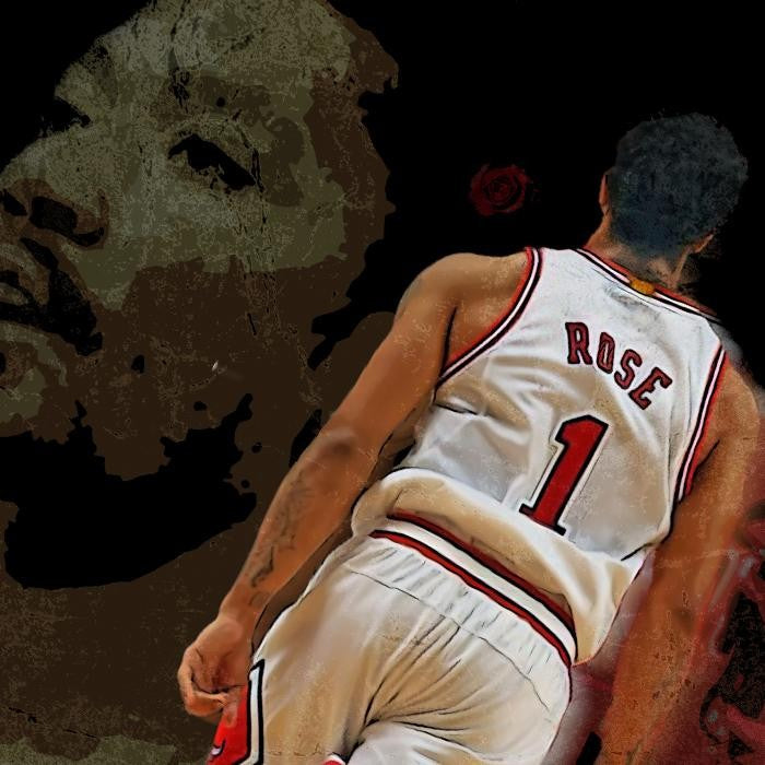 Thank You Derrick Rose Retirement Basketball Career Tribute Custom Graphic Tee Design By CBA
