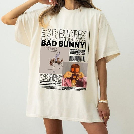 Bad Bunny Shirt, Most Wanted Tour Sweatshirt, Nadie Sabe Lo Que Va Pasar Manana Shirt, Benito Sweatshirt, Gift For Fan,Music Tour 2024 Shirt Streetwear