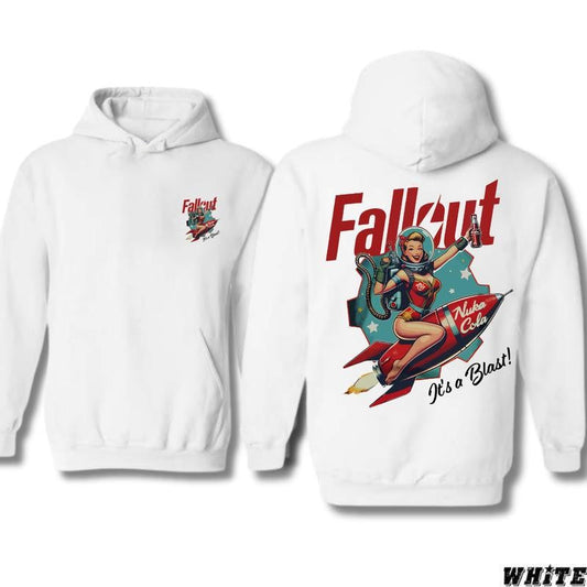 Nuka Coca Fallout Vintage T-shirt/ Hoodie, Vintage Unisex T-Shirt for Man and Women, 100% Cotton Sleeve, Retro  Tops Fashion