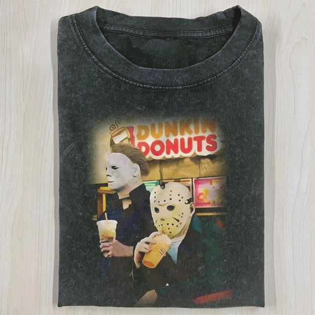 JASON MICHEAL MYERS SHIRT, Jason Voorhees, Michael Myers, Horror Movie Shirt, Horror Character, Funny Halloween Shirt, Unisex T-Shirt, Gift For Men Women