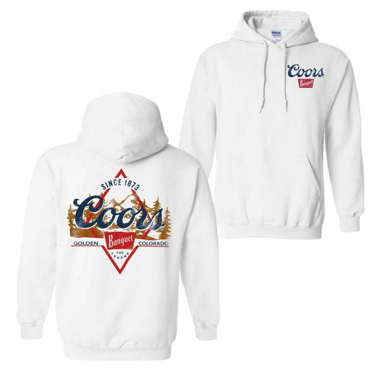 Coors Golden Party 2-sided Hoodie, Unisex Hoodie, Shirt For Every Family, Both Men And Women Shirt Menswear Top
