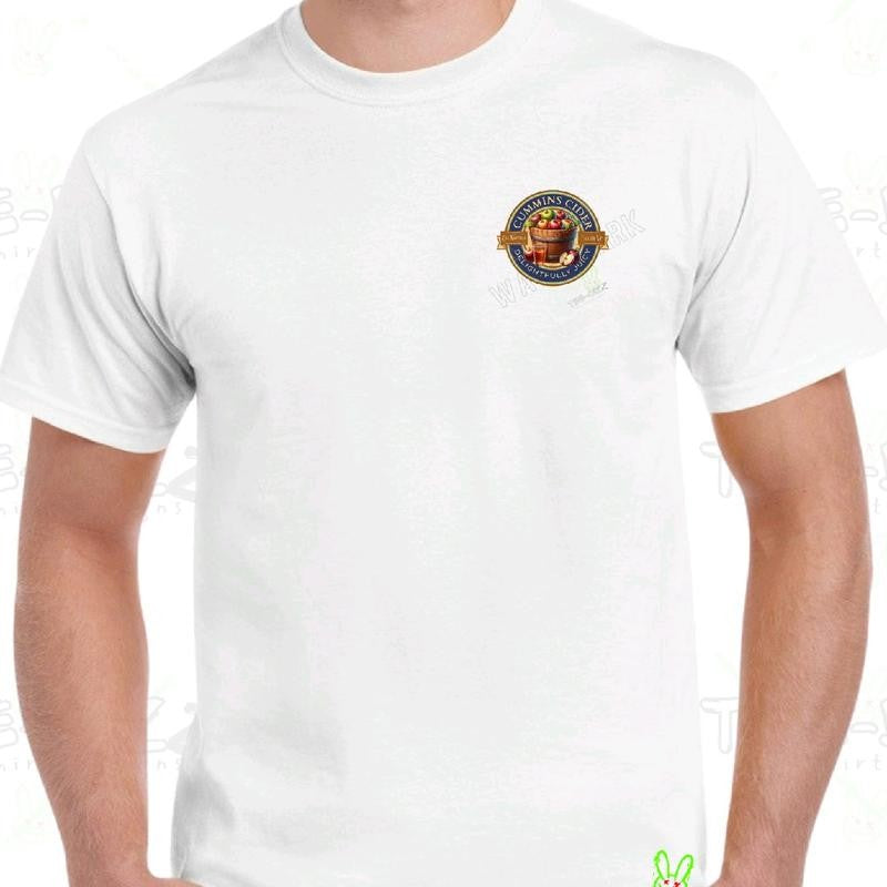 Cummins Cider - men's funny T-shirt- Menswear Casual Crewneck