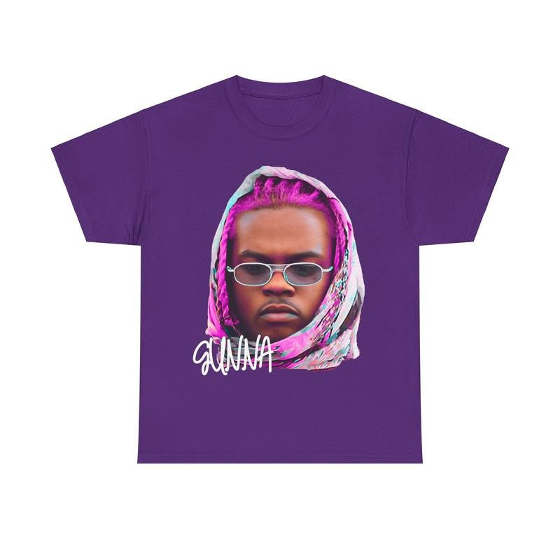 Gunna Inspired HipHop Graphic Tee Casual Classic Cotton Menswear Retro Shirt T-Shirt Top Vintage Streetwear Tshirt Comfy Crewneck