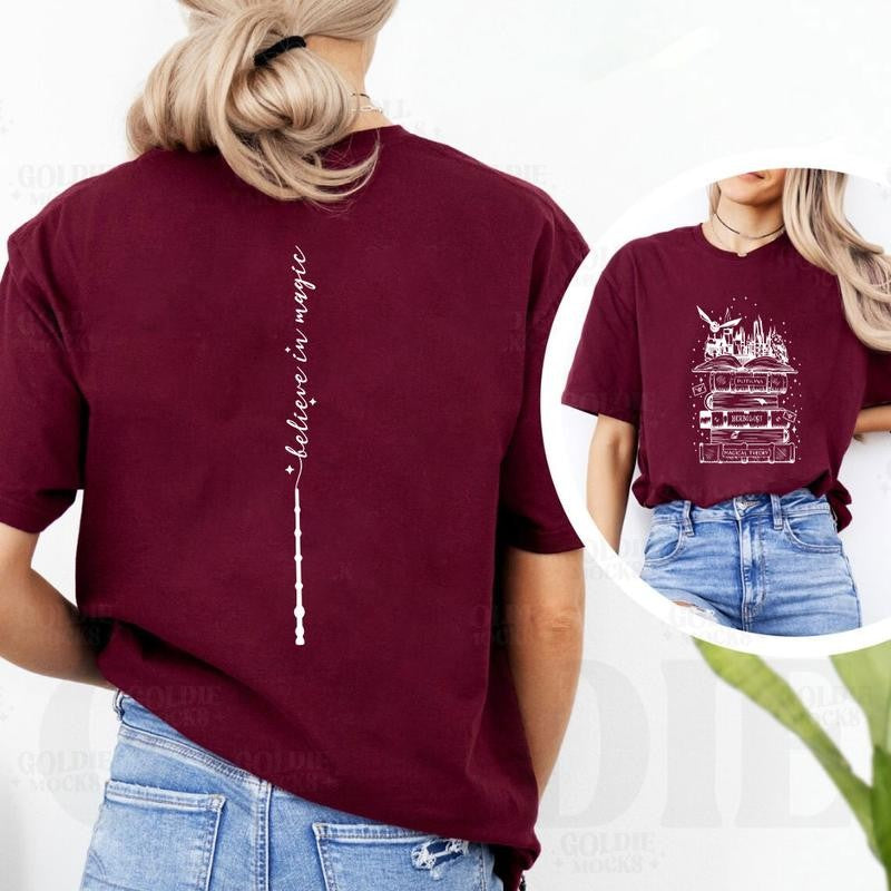 Vintage Wizard Castle Book Hogwarts Sweatshirt,  Harry Potter Shirt , Bookish Shirt