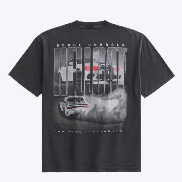 Boxy Dodge Charger Hellcat Graphic Shirt Gift For Boyfriend, Classic Dodge Charger  T-shirt Sweatshirt Hoodie