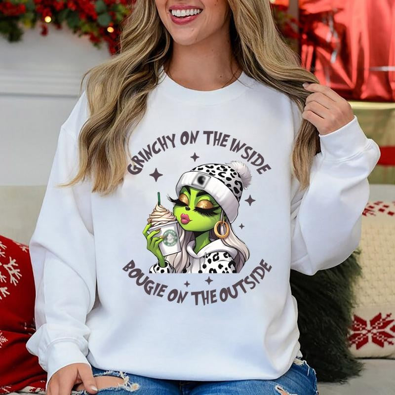 Grinn Girl Funny Christmas Shirt