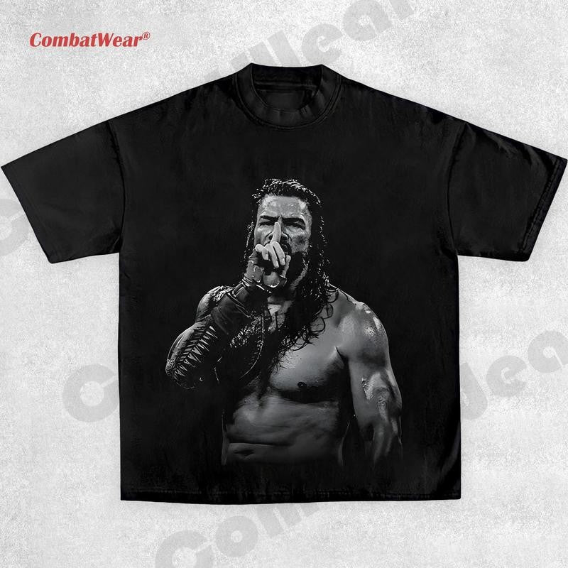 ROMAN REIGNS V3 TEE , Wrestling Tee, Wrestling Graphic Tee, Wrestler Shirt, Sports Shirt, Vintage Wresting Shirt, Wrestling Gift Hoodie Sweatshirts
