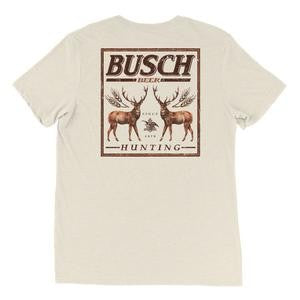 BUSCH LIGHT, BEER, BUSCH BEER HUNTING ELK T-SHIRT, For Men, For Women, Casual Graphic Round Neck T-shirt for Summer, Fashion Men's Top for Daily Wear