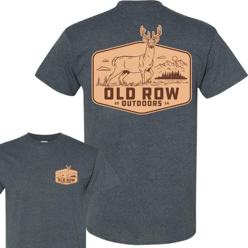 Graphic Outdoors Deer Cotton T-Shirt, ORow Deer Hunting Unisex Shirt, Summer Hunter Tee, For Men, For Women