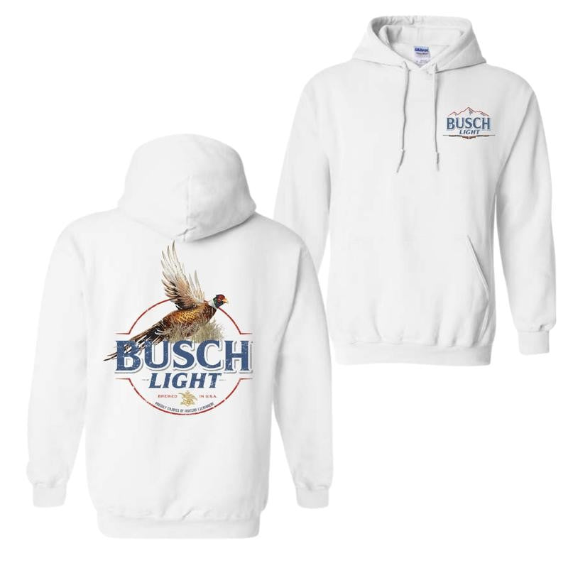 Busch Light Pheasant Hoodie, Busch Light Hunting Shirt, Beer Shirt, Hunting Shirt, Gifts for Him, Holiday Gift Ideas