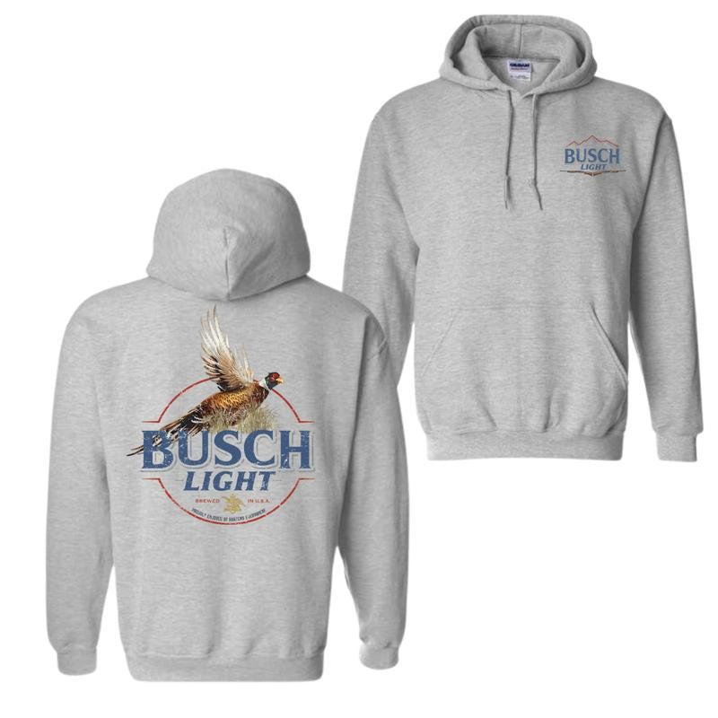 Busch Light Pheasant Hoodie, Busch Light Hunting Shirt, Beer Shirt, Hunting Shirt, Gifts for Him, Holiday Gift Ideas