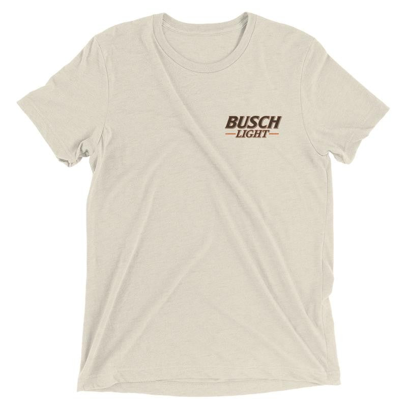 Busch Light Beer , BUSCH LIGHT FISHING TROUT T-SHIRT,  Casual Graphic Round Neck T-shirt for Summer, Fashion Top for Daily Wear