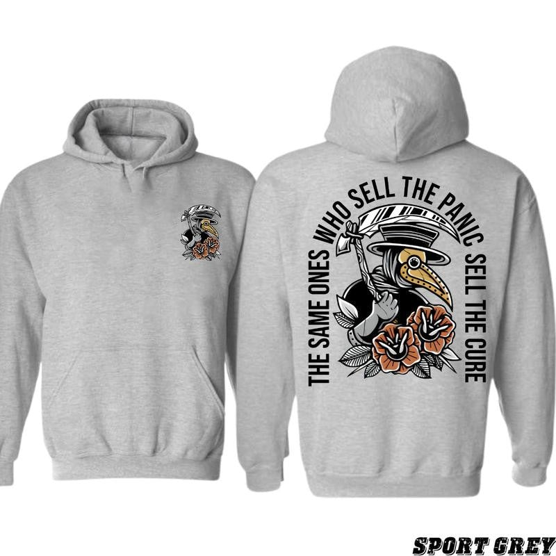 The Same Ones Who Sell The Panic Sell The Hoodie/T-Shirts Unique Design with Double Side Hoodie/T-Shirts Vintage Style Unisex T-shirt/Hoodie, Vintage for Men and Women