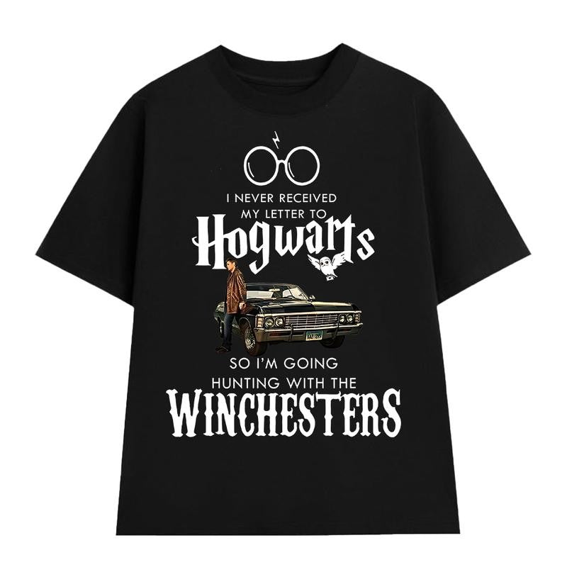 Hogwarts T-Shirt, Winchester Shirt, Supernatural Tee, Winchester Bros Shirt, Dean Winchester Tee, Sam And Dean Shirt, Unisex Adult Tshirt
