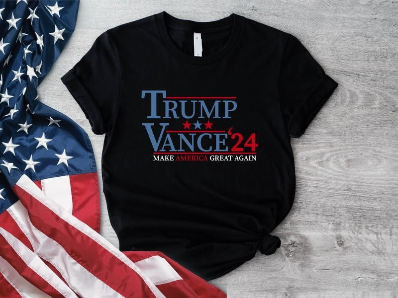 Trump Vance Shirt, President T-shirt, Matching Trump Supporter Tee, Unisex Political 2024 Shirt, Gift For Republican, Election 2024 Tee.