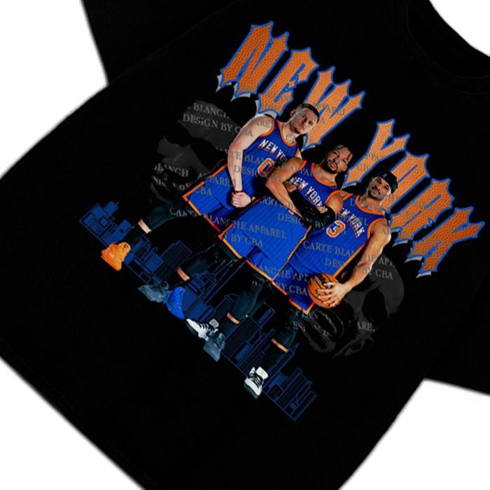 New York Jalen Brunson Josh Hart Donte DiVincenzo Crying Embiid Trae Young Custom Graphic T-Shirt Crewneck Cotton