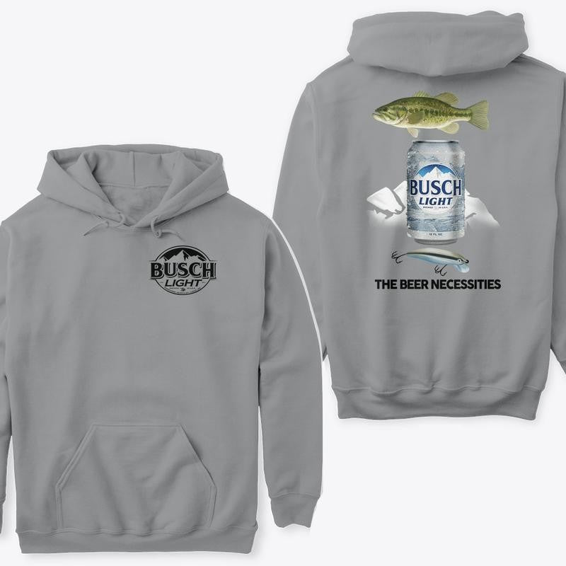 BUSCH LIGHT, BEER, Busch Light Fishing The Beer Necessities Hoodie, Busch Light Dog Lover Mallar Duck Hunting Hoodie, Busch Light Beer Hoodie, Busch Light Beer Hoodie, Casual Graphic Round Neck Hoodie for Summer, Fashion for Daily Wear