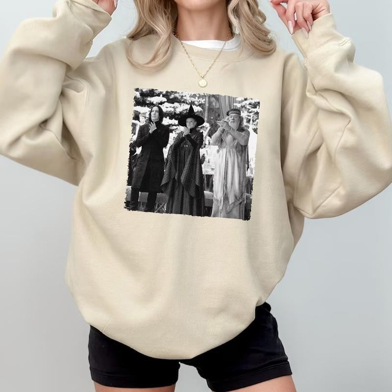 HP Professors In Paradise, Rest In Peace McGonagall Professor, Albus Dumbledore Professor, Severus Snape Professor Unisex Shirt Cotton Relaxed Fit, Dame Maggie Smith T-Shirt, Harry Sweatshirt Hoodie