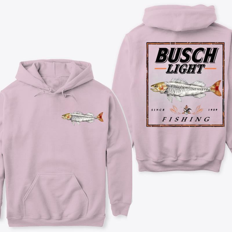 BUSCH LIGHT, BEER, Fishing Hunter HOODIE, For Men, For Women, Casual Graphic, Fashion Men's Top for Daily Wear