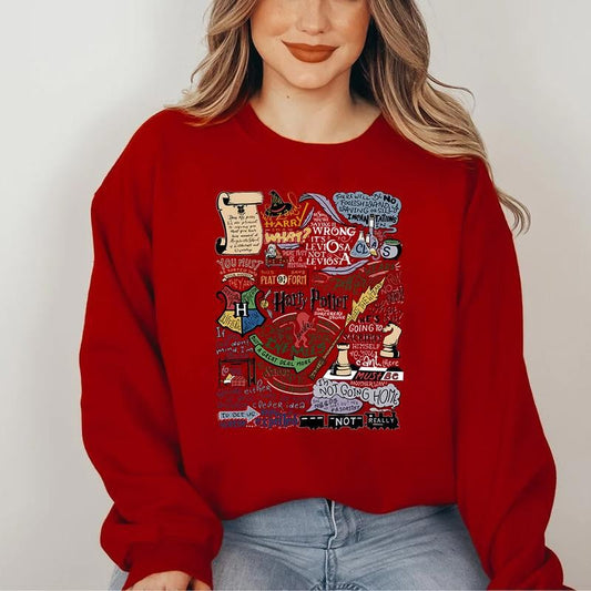 HP Quotes Chaper 1 Sweatshirt, HP Quotes Unisex Hoodie, Potterhead Shirt, Hogwarts Unisex Tee, Hogwarts T-shirt, gift for fan, Cotton Fit, For Men, For Women wizard house harry potter