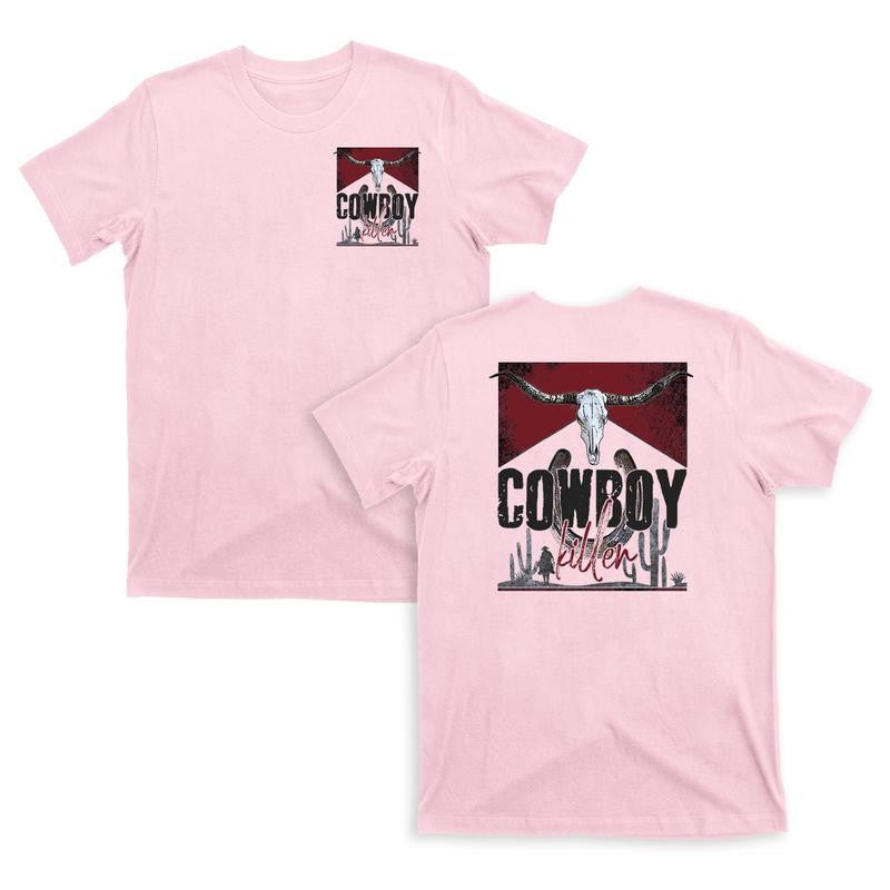 Country Western Cowboy Killer Double Sided  T-Shirts, Vintage Cowboy Rodeo Shirt, Gift For Him and Her