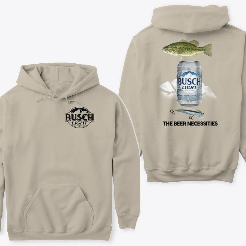 BUSCH LIGHT, BEER, Busch Light Fishing The Beer Necessities Hoodie, Busch Light Dog Lover Mallar Duck Hunting Hoodie, Busch Light Beer Hoodie, Busch Light Beer Hoodie, Casual Graphic Round Neck Hoodie for Summer, Fashion for Daily Wear