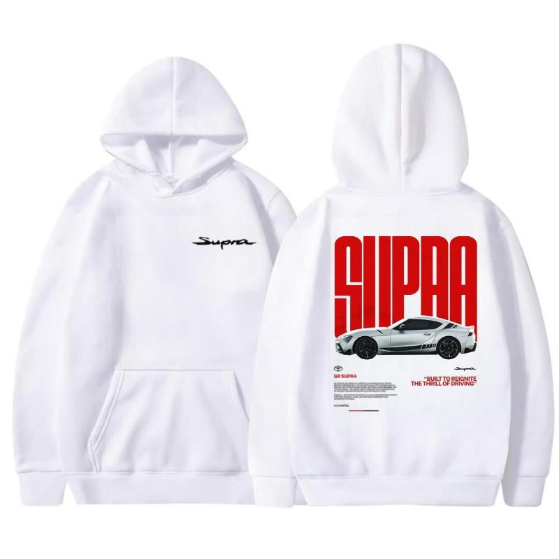 GR Supra Toyota Hoodie, T-Shirt, Sweater, Shirt For Men, for Women, Car Enthusiast Shirt, Car Clothing Classic Cotton graphic  hoodies