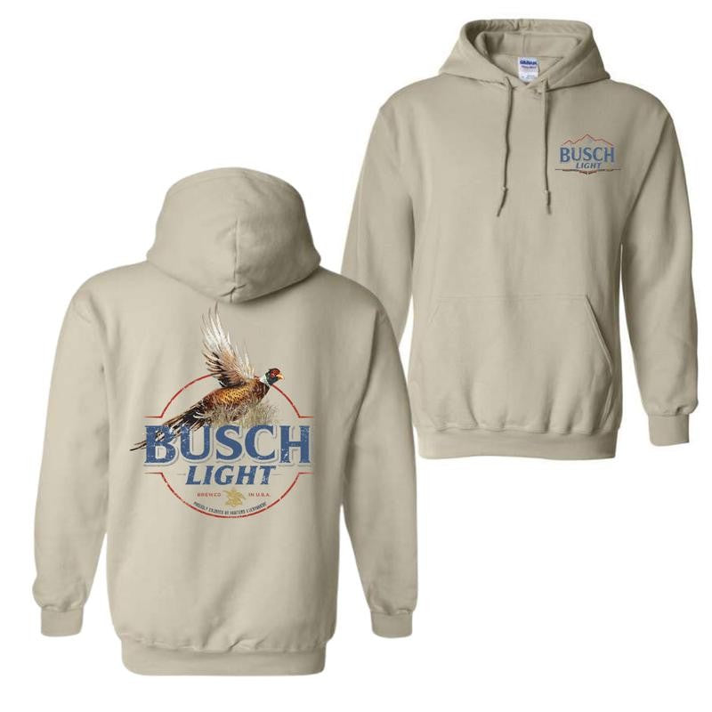 Busch Light Pheasant Hoodie, Busch Light Hunting Shirt, Beer Shirt, Hunting Shirt, Gifts for Him, Holiday Gift Ideas
