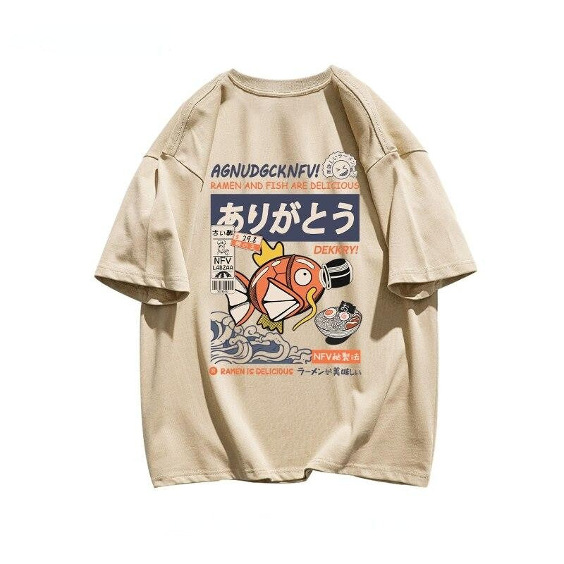 Magikarp - Pokemon Anime Oversized T-shirt 4 Anime Sweatshirt, Manga Lover Tee, Anime Hoodie, Gift for Anime Manga Fan Crewneck Clothing anime lover