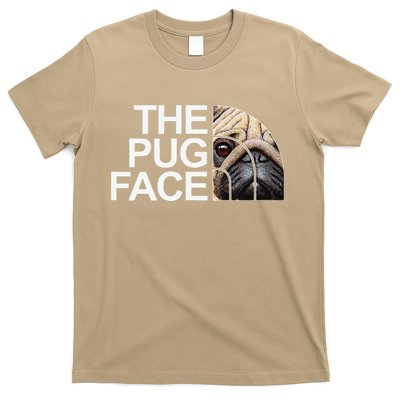 The Pug Face Dog Funny Pug T-Shirt