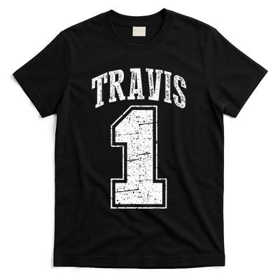 Travis Supporter Number 1 Vintage Travis T-Shirt