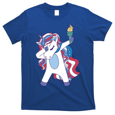 USA Unicorn Dabbing T-Shirt