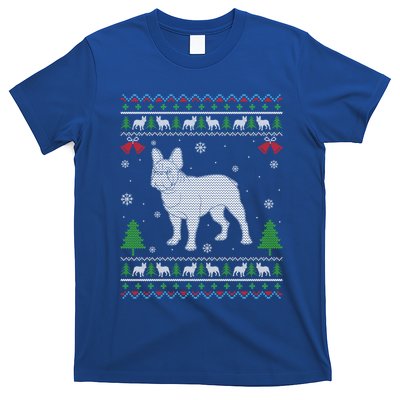 Ugly Xmas Design French Bulldog Ugly Christmas Sweater Funny Gift T-Shirt