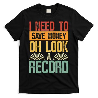 Vinyl Collecting Vintage Record Collector Vinyl Records T-Shirt