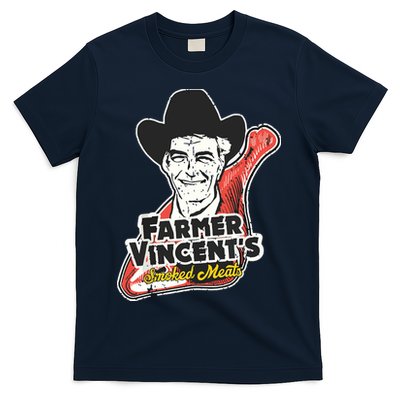 Vintage Farmer Vincents Smoked Meat Motel Hell Fan Art T-Shirt