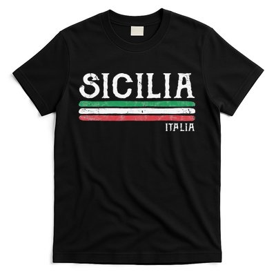 Vintage Sicilia Italy Italia Souvenir Italian Sicily T-Shirt