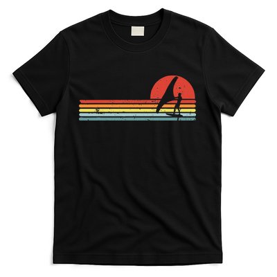 Wing Foiling Foil Surf Surfing Foiler Retro Vintage Surfer T-Shirt