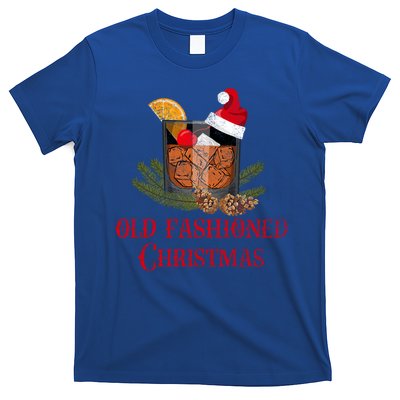 Whiskey Old Fashioned Christmas Funny Bourbon Cocktail Meaningful Gift T-Shirt