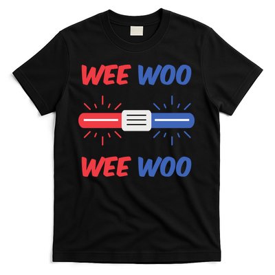 Wee Woo Police Car Funny T-Shirt