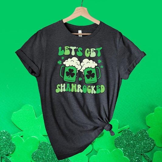 zLet's Get Shamrocked Soft Graphic Tee