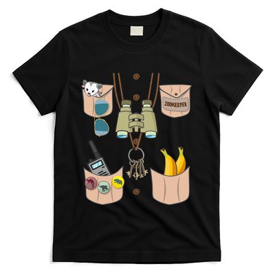 Zoo Keeper Costume Funny Halloween Zookeeper T-Shirt
